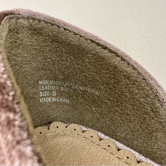 Restricted Velvet Bow Flats with Pointed Toe - Picture 7 of 9